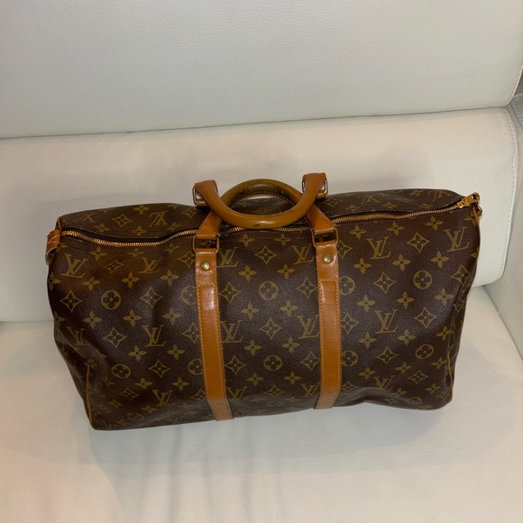 Authentic Louis Vuitton Keepall Bandoulière 45 Monogram Canvas Duffle Bag Travel - Picture 7 of 13